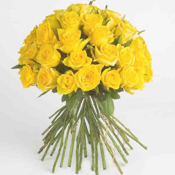 Yellow Rose Bunch Bouquet