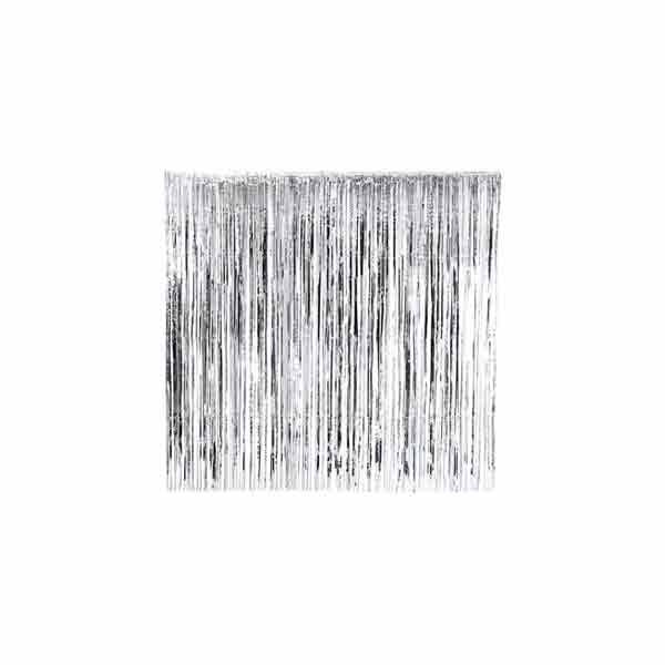 Silver Metalic Foil Backdrop Set of 2